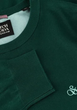 groene scotch & soda sweater essential viscose sweater