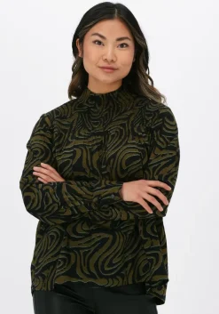 groene scotch & soda top printed smocked top contains o