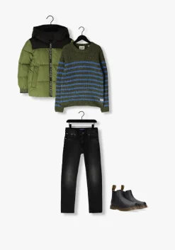 groene scotch & soda trui chenille knit pullover