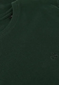 groene scotch & soda t-shirt logo regular fit t-shirt