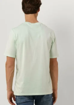 groene scotch & soda t-shirt garment dye logo crew t-shirt