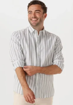 groene selected homme casual overhemd slhslim-sun shirt ls noos