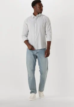 groene selected homme casual overhemd slhslim-sun shirt ls noos