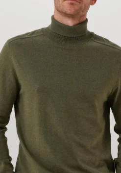 groene selected homme coltrui slhberg roll neck noos
