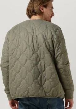 groene selected homme jack hanzo padded jkt w
