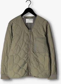 groene selected homme jack hanzo padded jkt w