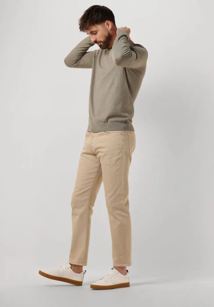 groene selected homme trui slhberg crew neck noos