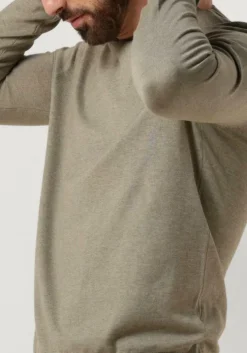 groene selected homme trui slhberg crew neck noos