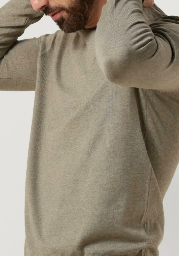groene selected homme trui slhberg crew neck noos