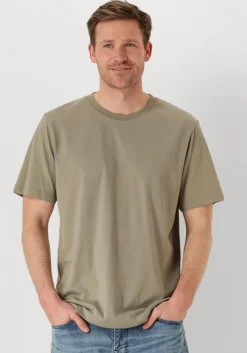 groene selected homme t-shirt slhaspen ss o-neck tee noos