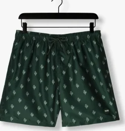 groene shiwi zwembroeken men mike swim shorts 7 inch sketched coral