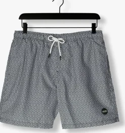 groene shiwi zwembroeken men mike swim shorts 7 inch geo tile