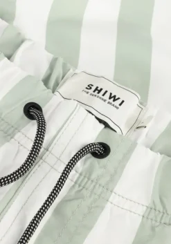 groene shiwi zwembroeken men swimshort broad stripe