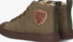 groene shoesme hoge sneakers sh23w036