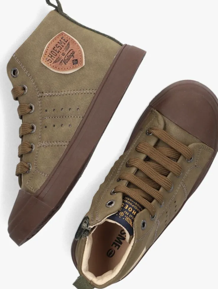 groene shoesme hoge sneakers sh23w036