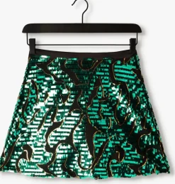 groene silvian heach minirok minigonna / miniskirt