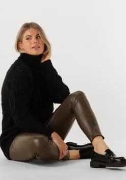 groene simple legging jer-poly-pu-23-1