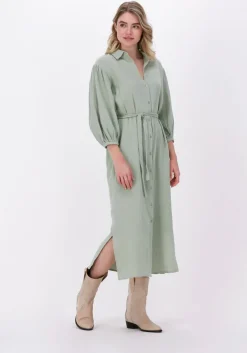 groene simple maxi jurk evin
