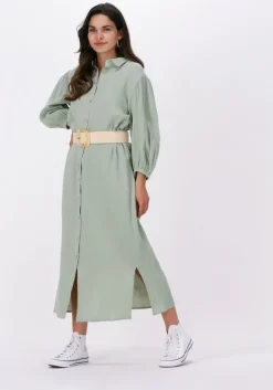 groene simple maxi jurk evin
