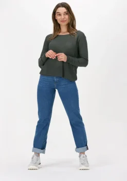 groene simple top knitted sweater ellena es