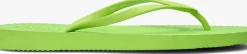 groene sleepers teenslippers tapered