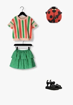 groene sproet & sprout minirok skirt layer mint