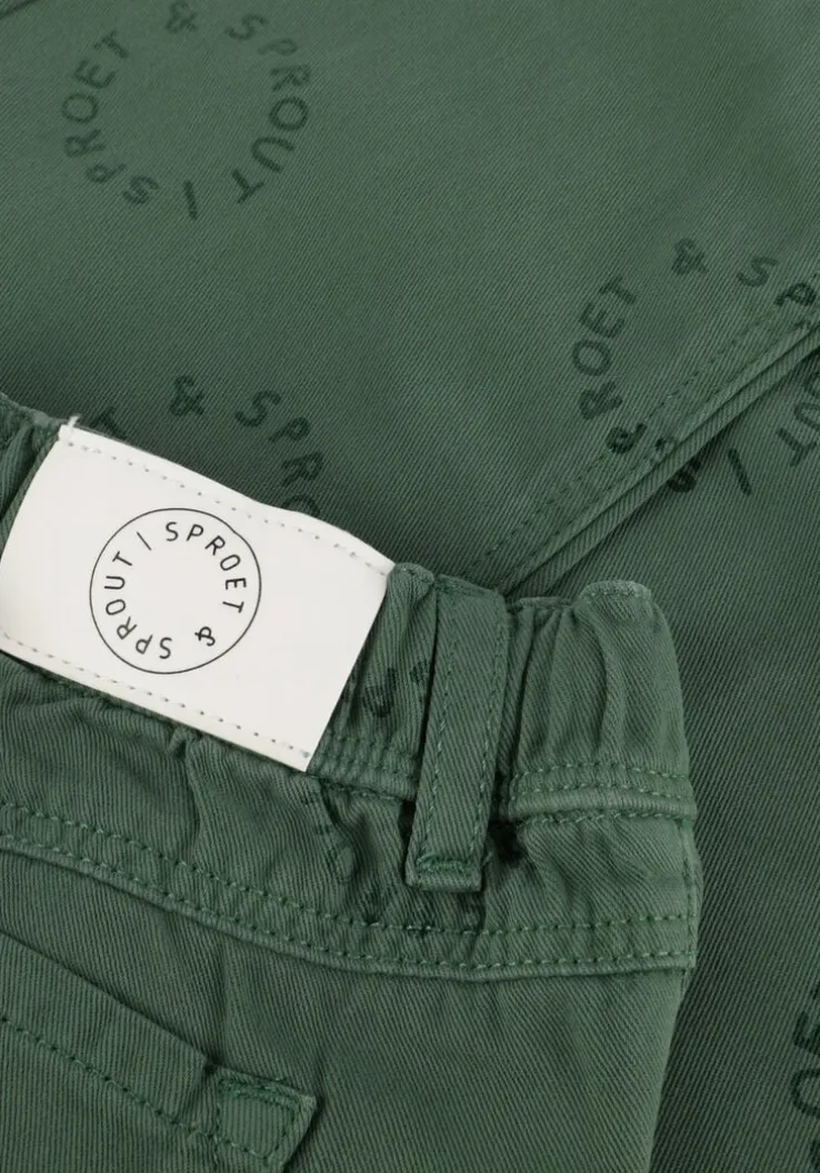 groene sproet & sprout straight leg jeans denim pants green