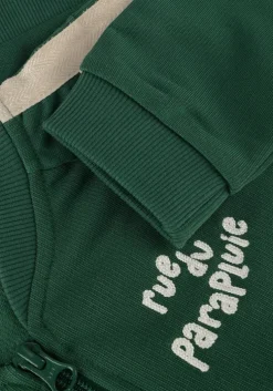 groene sproet & sprout vest track jacket rue de parapluie