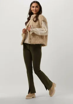 groene summum flared broek trousers punto milano