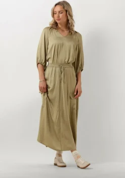 groene summum midirok skirt silky touch