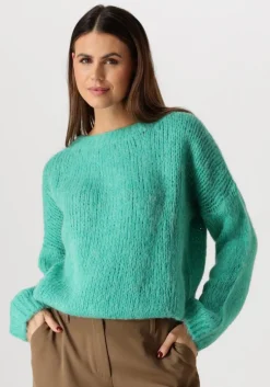 groene summum trui sweater alpaca blend knit