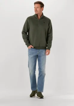 groene sun68 lage sneakers tom solid