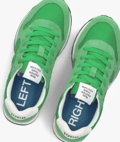 groene sun68 lage sneakers boys tom solid