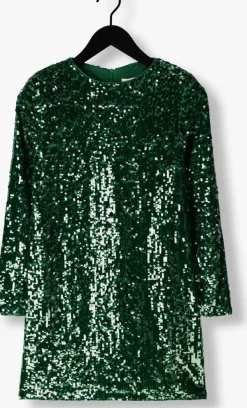 groene suncoo mini jurk carlota glitter