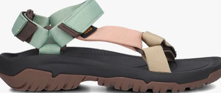 groene teva platte sandalen w hurricane xlt2