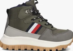 groene tommy hilfiger enkelboots 33680