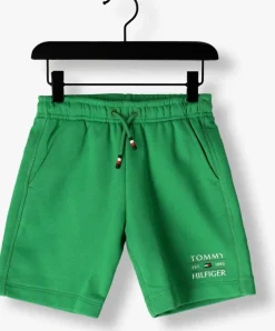 groene tommy hilfiger korte broek tommy flag hilfiger sweatshort
