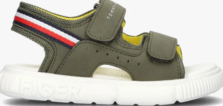 groene tommy hilfiger sandalen 33424