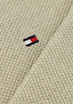 groene tommy hilfiger trui essential structure crew neck