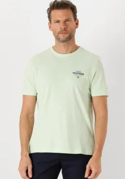 groene tommy hilfiger t-shirt monotype all american tee