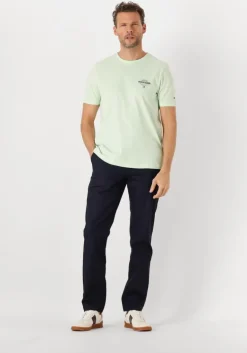 groene tommy hilfiger t-shirt monotype all american tee