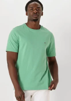groene tommy hilfiger t-shirt ess seasonal reg fit solid tee