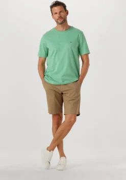 groene tommy hilfiger t-shirt ess seasonal reg fit solid tee