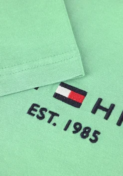 groene tommy hilfiger t-shirt tommy logo tee