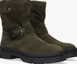 groene ton & ton biker boots lunt