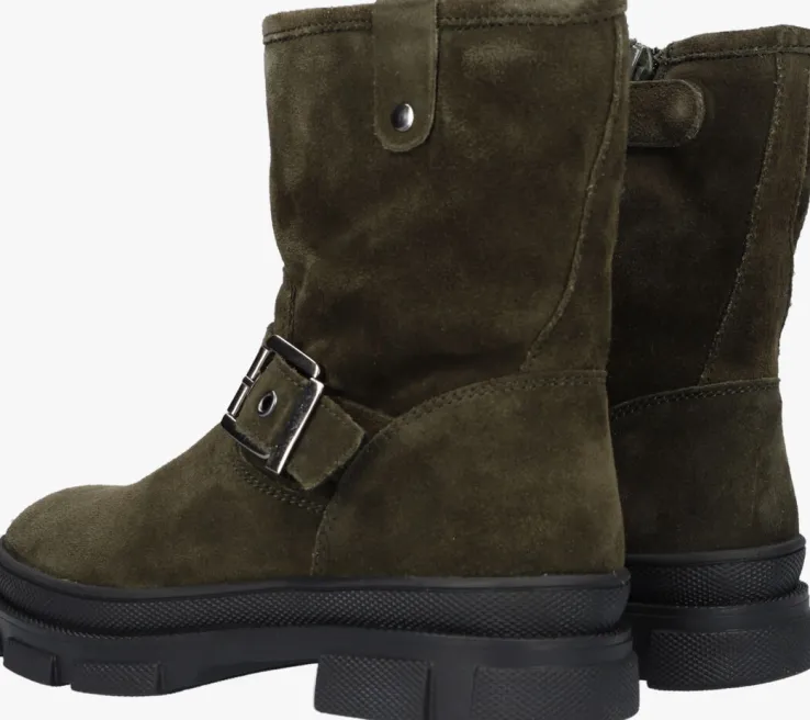 groene ton & ton biker boots lunt