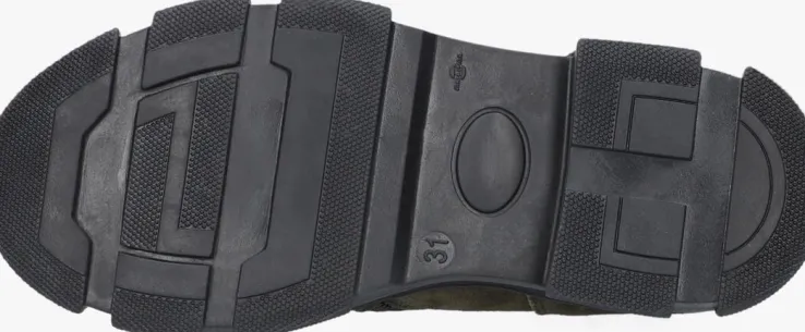 groene ton & ton biker boots lunt