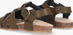 groene ton & ton platte sandalen bjorn