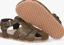 groene ton & ton platte sandalen bjorn