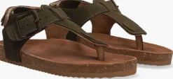 groene ton & ton platte sandalen pl_om001